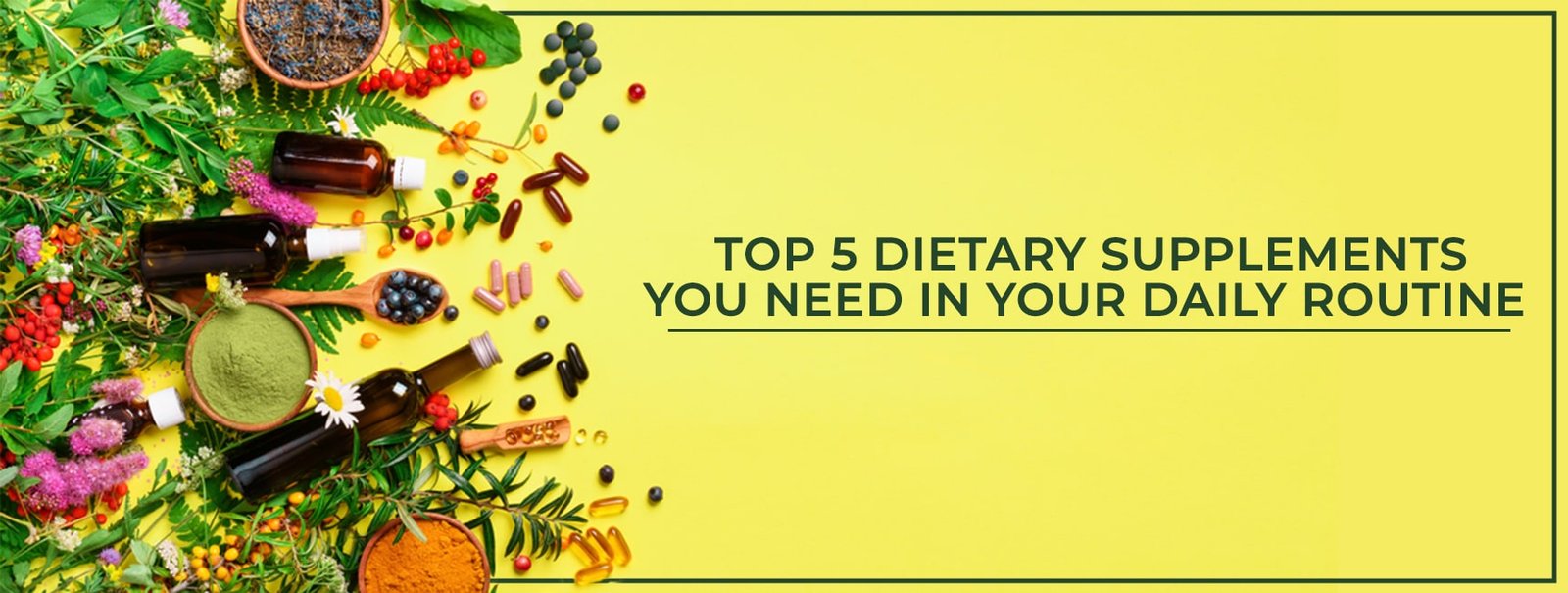 Top 5 Dietary Supplements You Need In Your Daily Routine