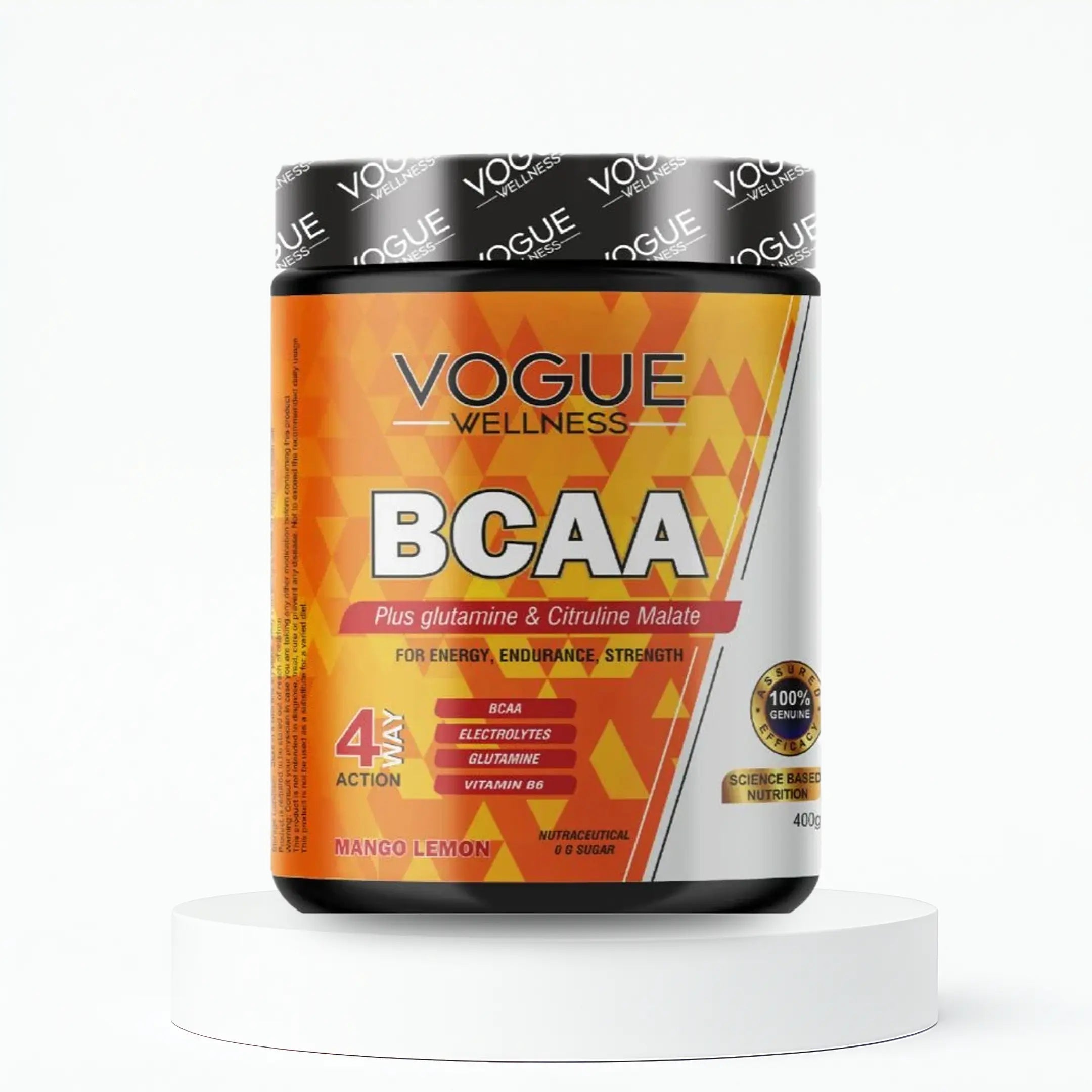 BCAA Powder  Mango Lemon Flavour |400g