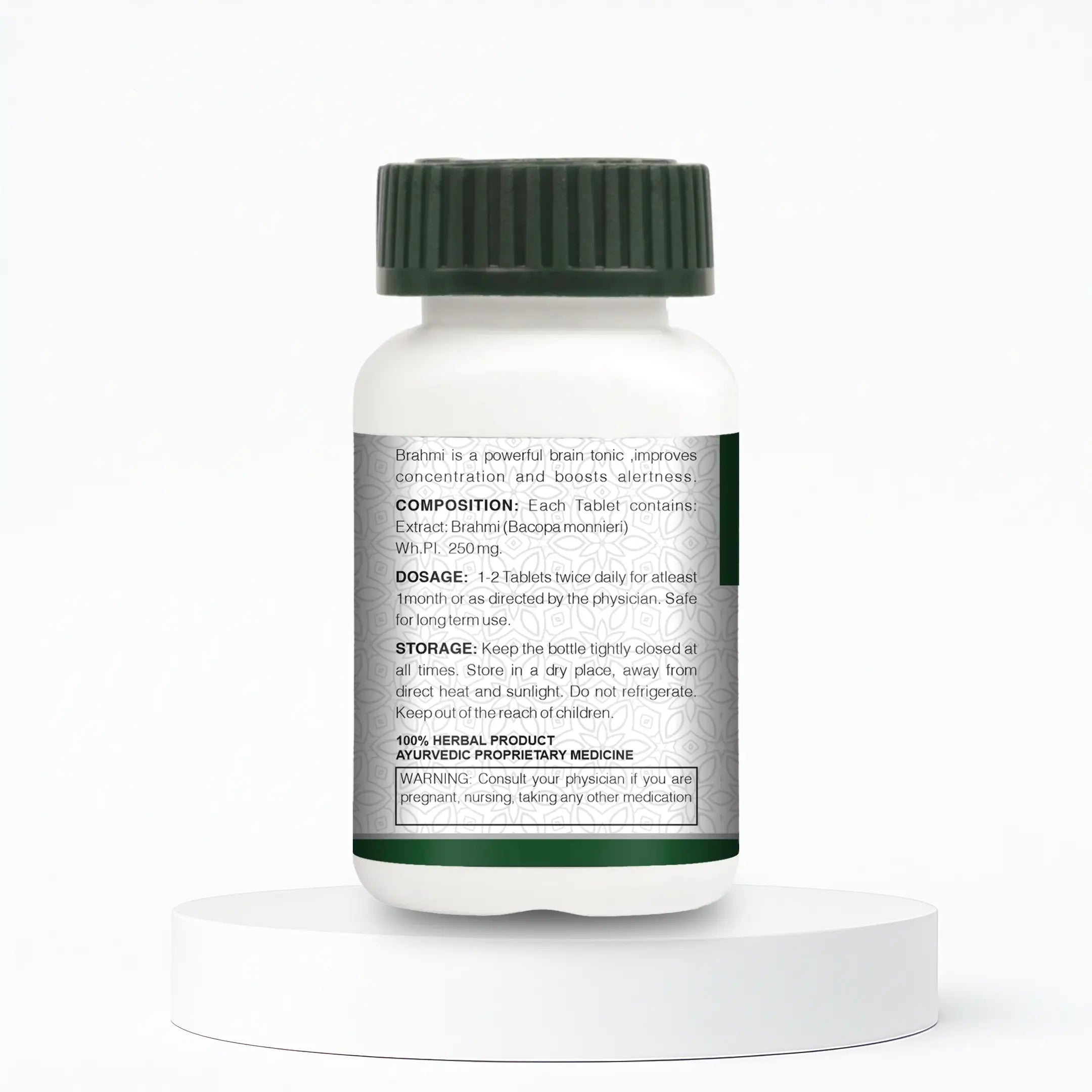 Brahmi Tablets | Mind & Memory Wellness