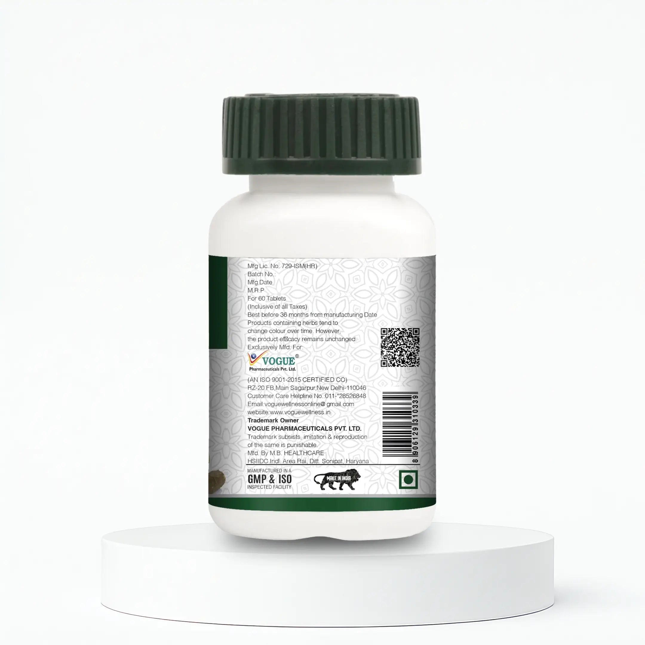 Brahmi Tablets | Mind & Memory Wellness