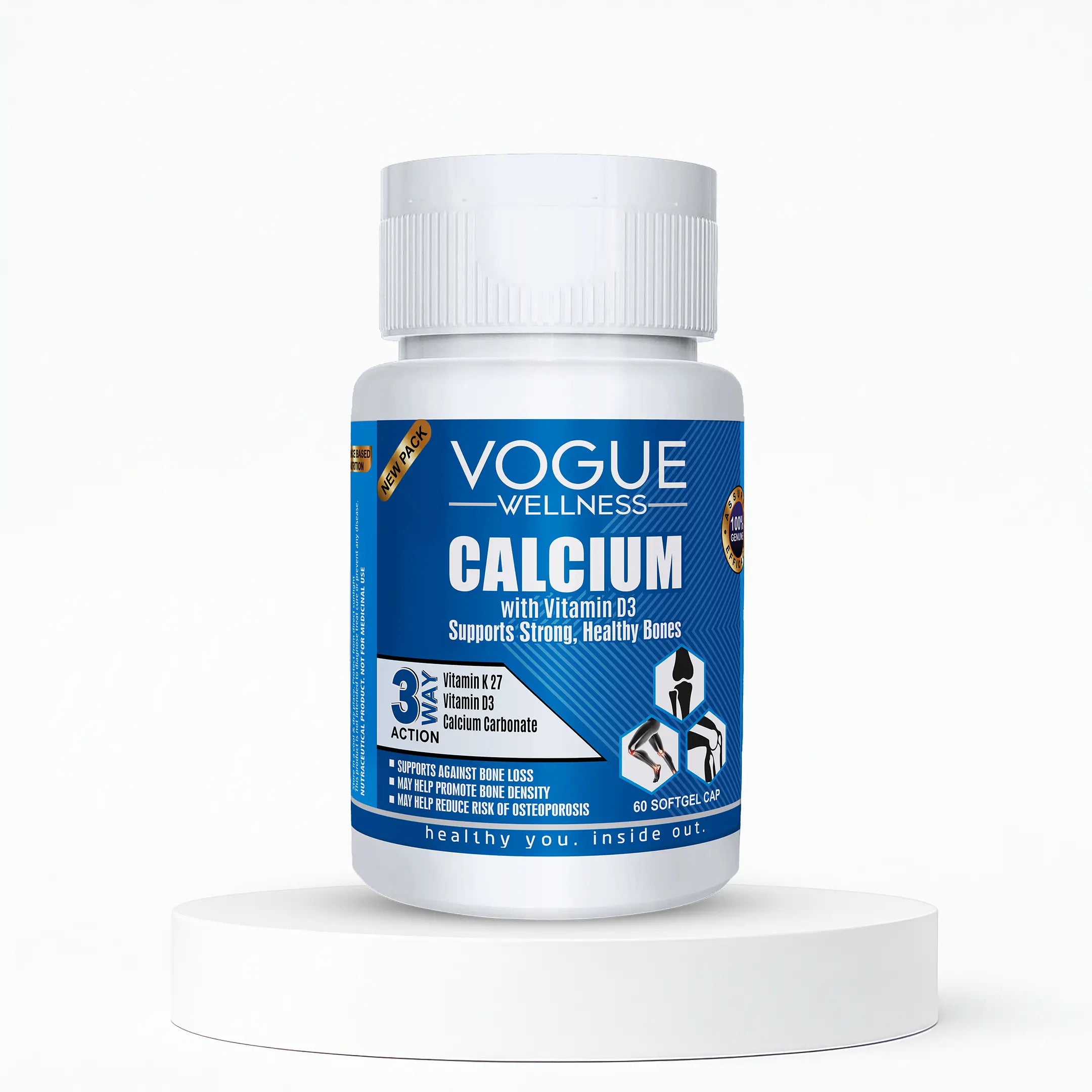 Calcium Softgel Capsules | 60 Capsules