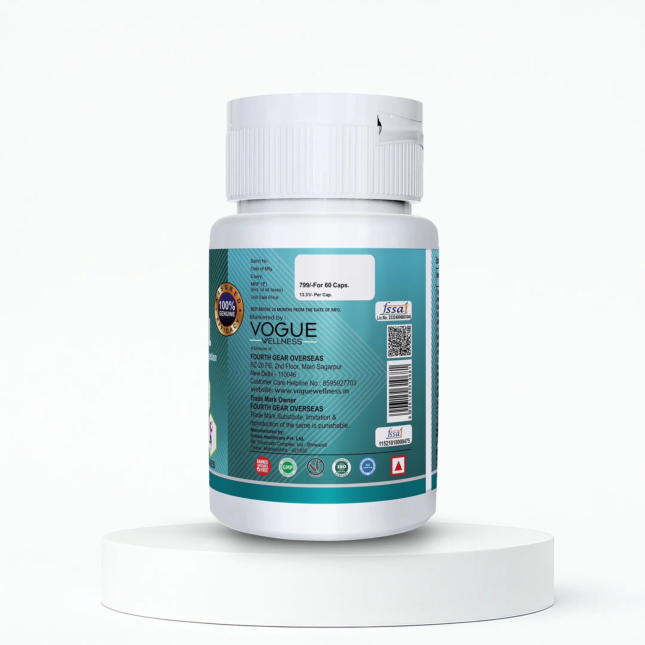 Digestive Enzyme Tablets – Bromelain, Papain & Protease Supplement | 60 Tablets