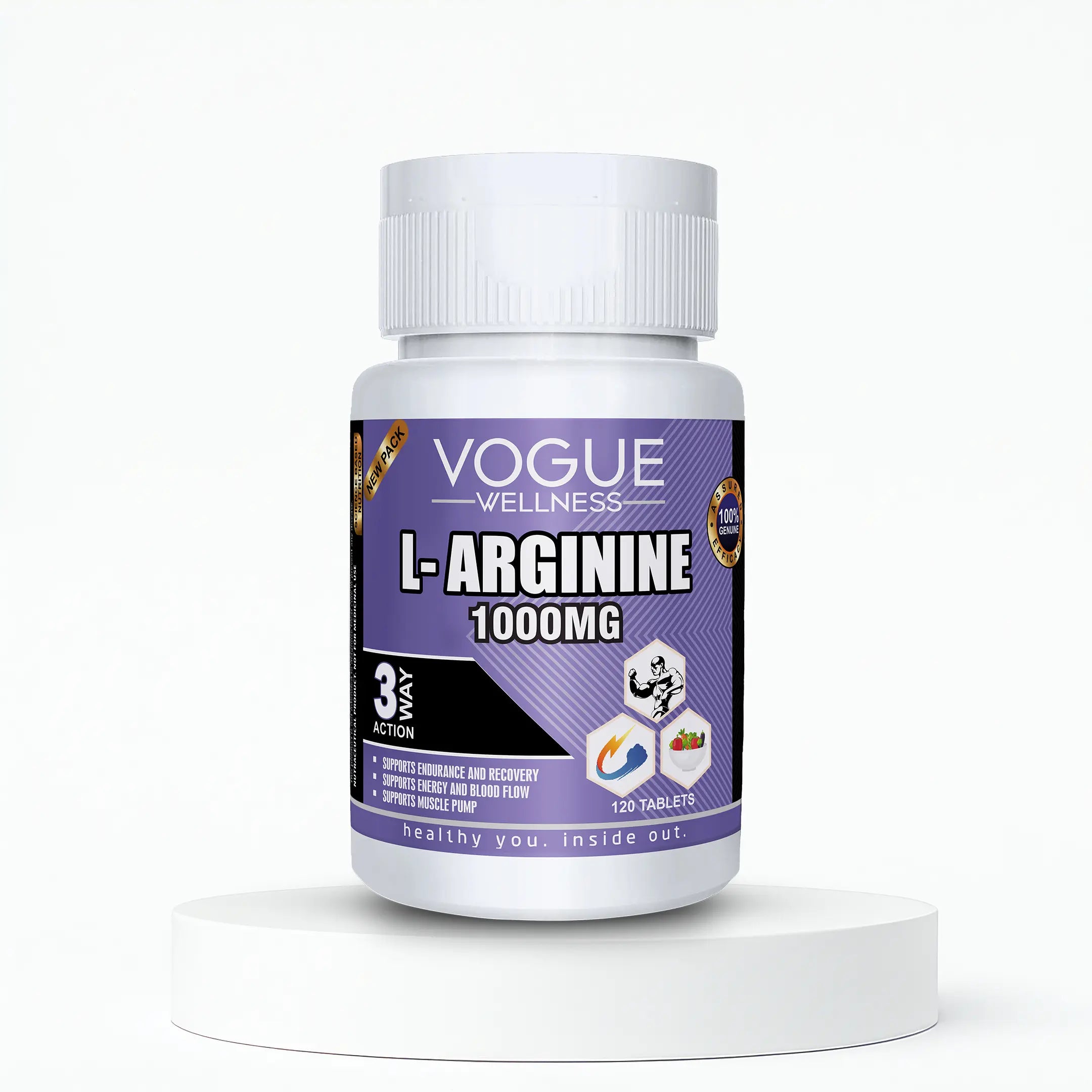 L-Arginine Tablets | 120 Tablets