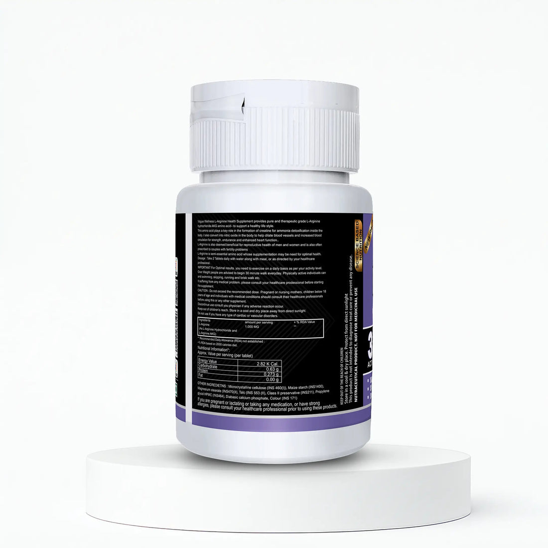 L-Arginine Tablets | 120 Tablets