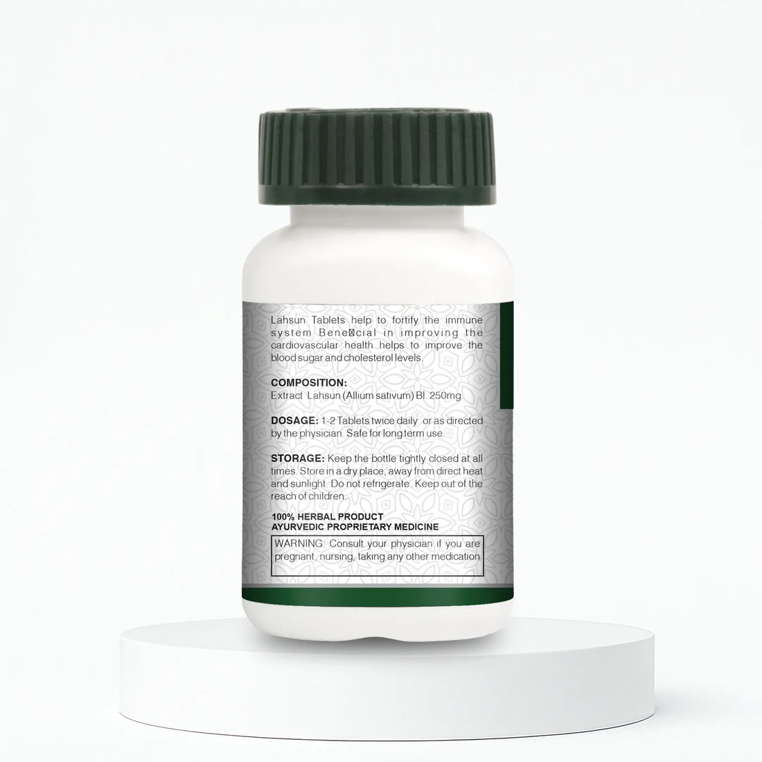 Lahsun Tablet | Promotes Cardiac Wellness