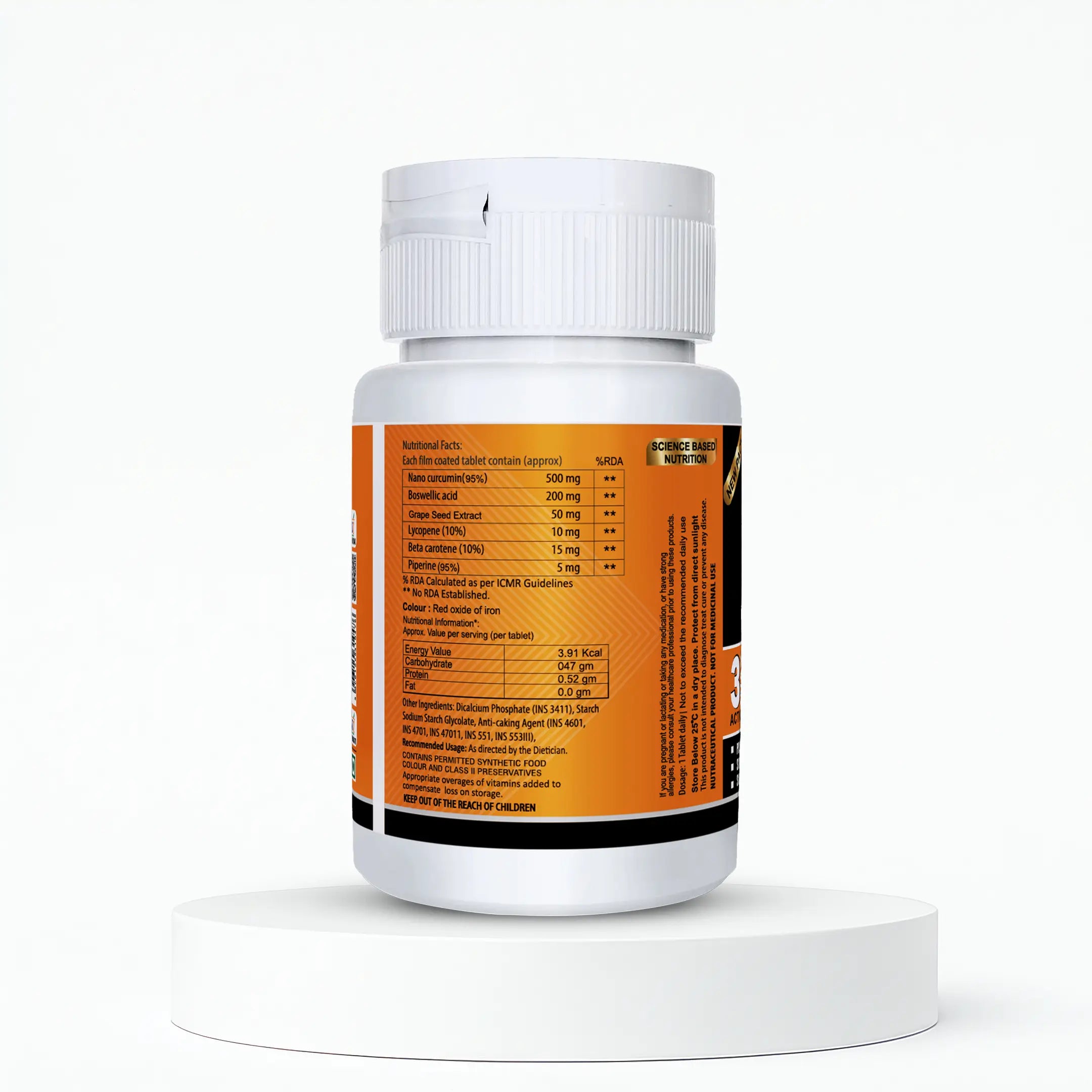 Nano Curcumin Tablets – Turmeric & Boswellic Acid Supplement | 60 Tablets