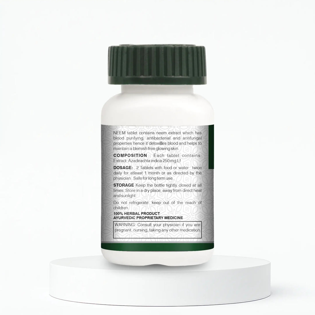 Neem Tablet | Maintains Healthy Glowing Skin
