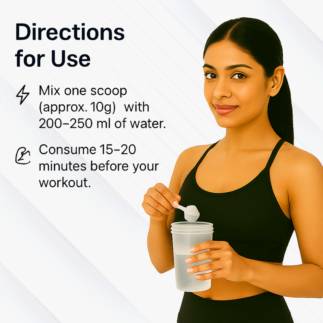 Pre-Workout (Fruity Punch Flavour) | Best Pre Workout Powder Supplement Drink