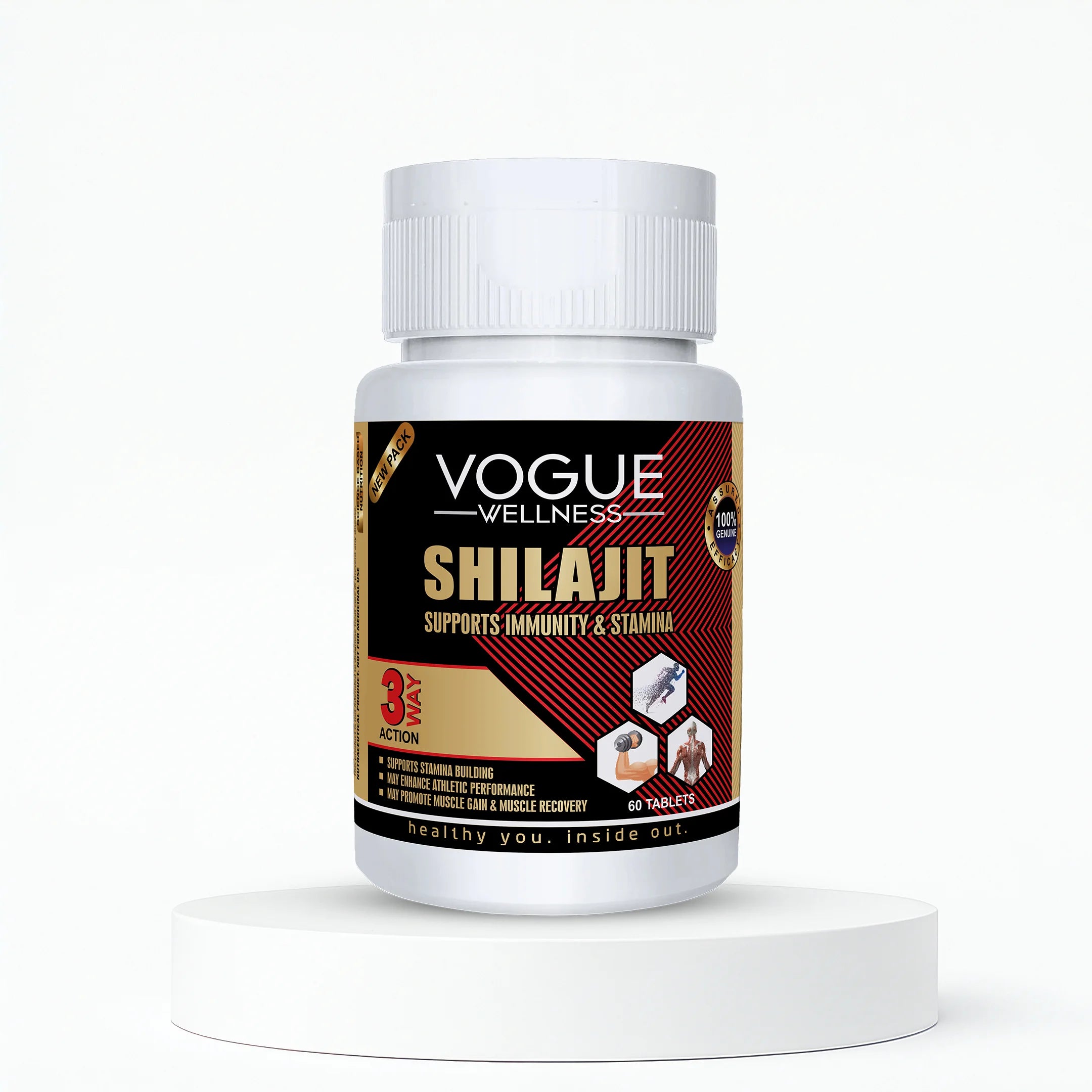 Shilajit Asphaltum Extract | 60 Tablets