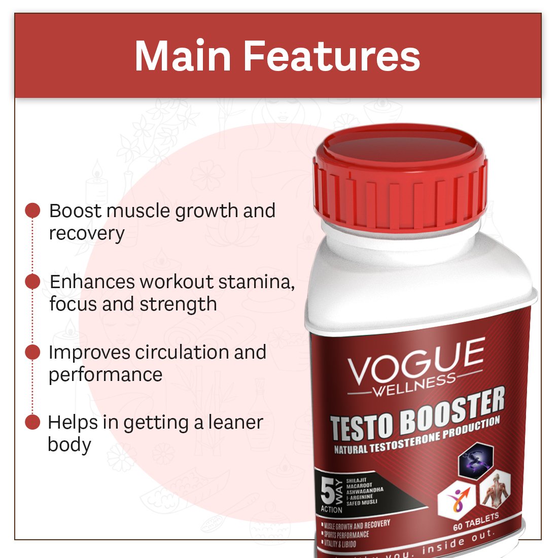 Testo Booster Tablets | 60 Tablets