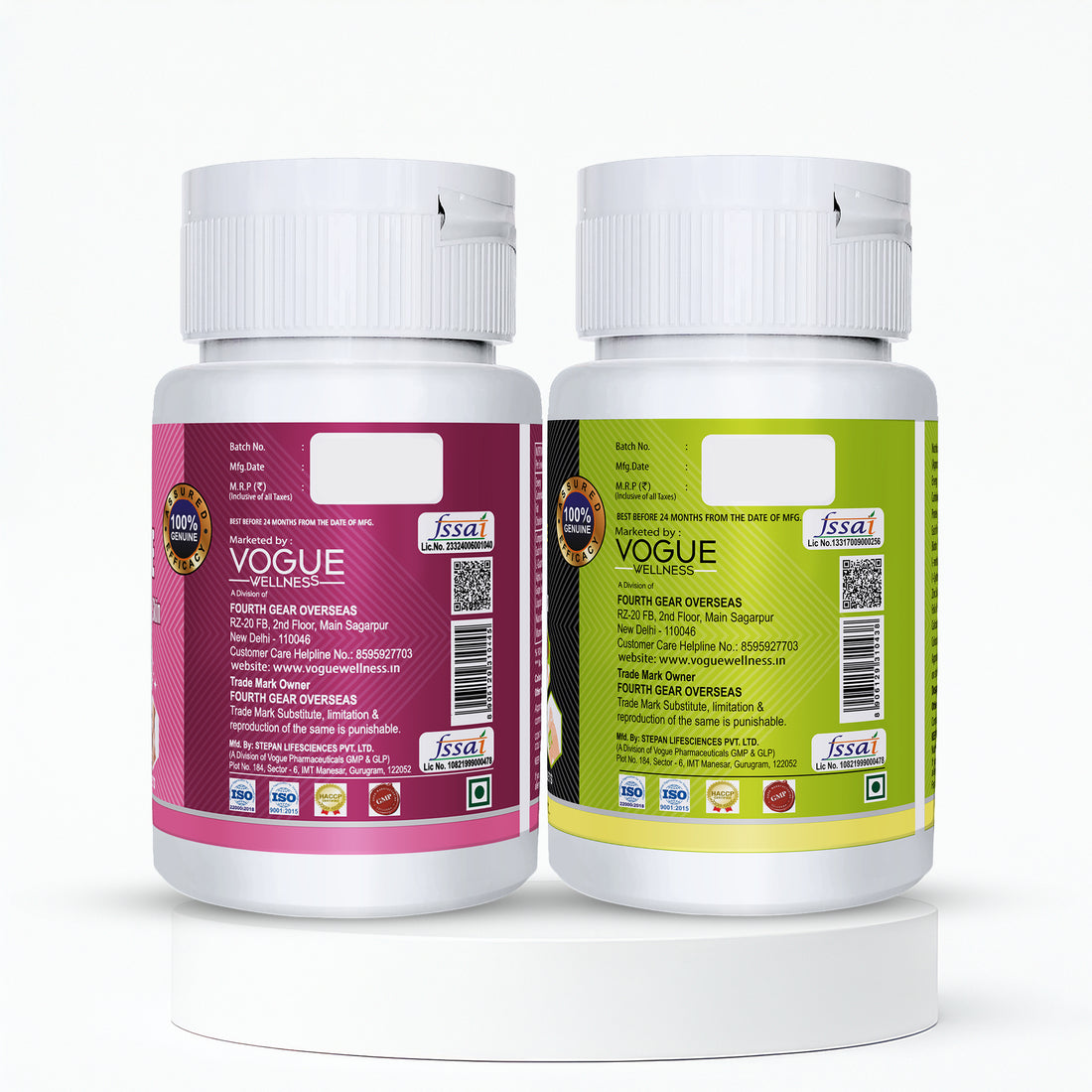Biotin 60 Tablets & L-Glutathione 30 Tablets Combo | Healthy Hair, Skin Glow & Strong Nails