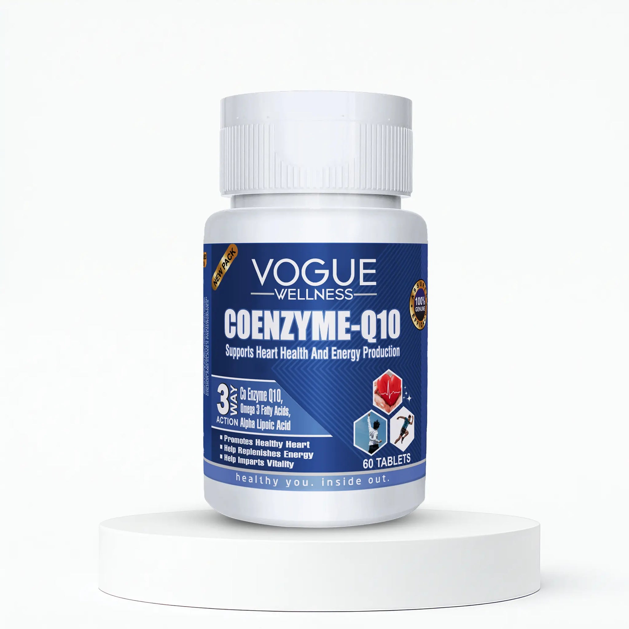 Vogue Wellness Coenzyme Q10 Tablets