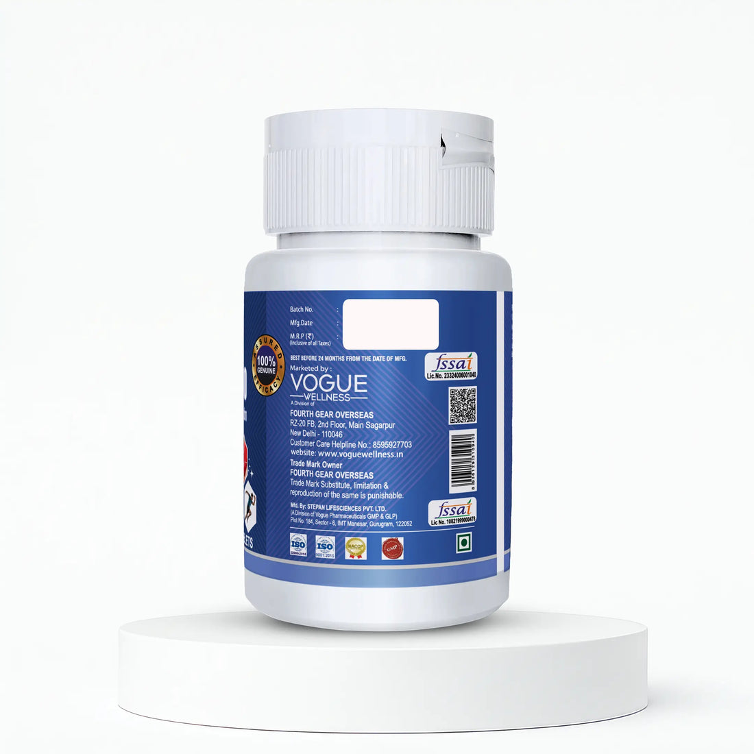 Vogue Wellness Coenzyme Q10 Tablets