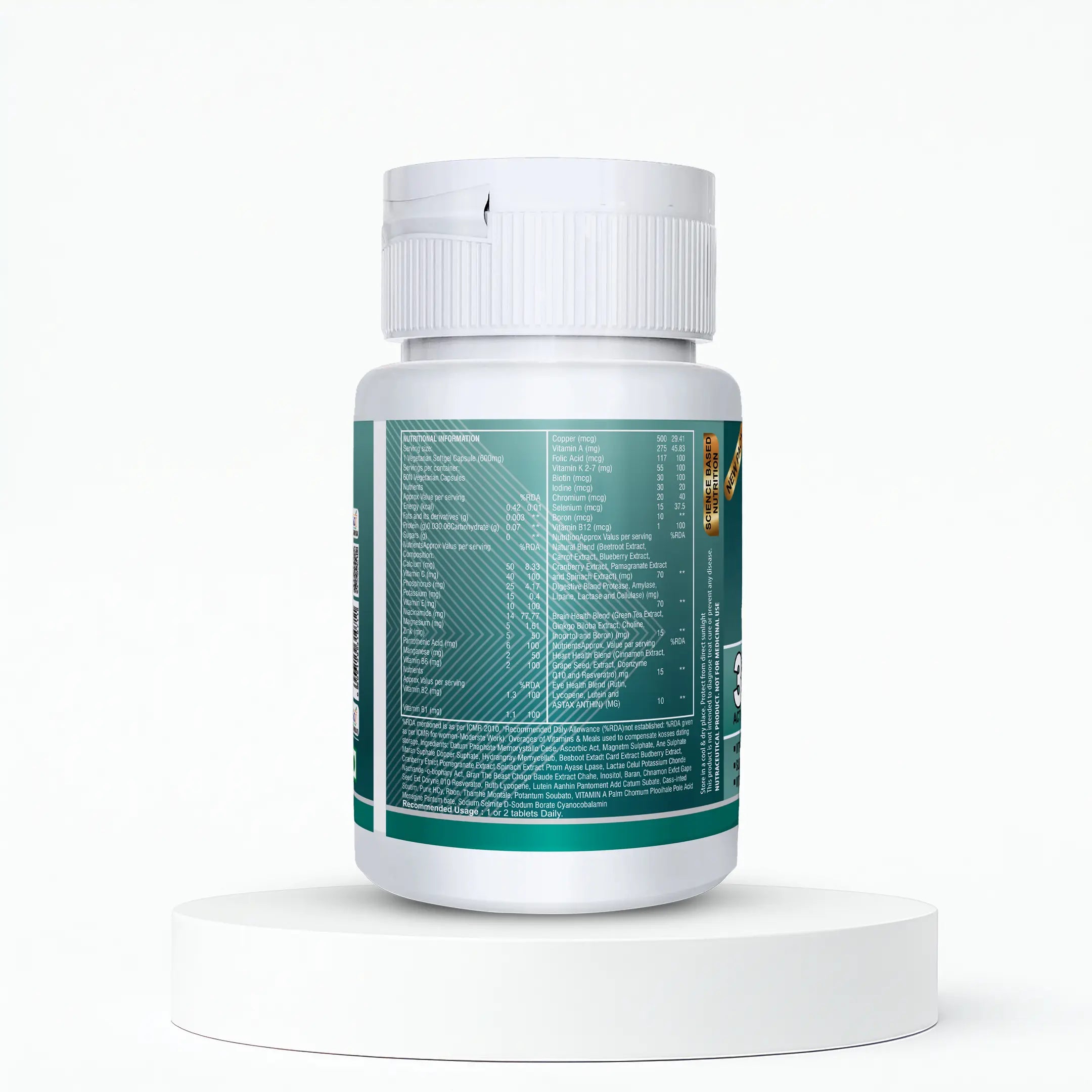 Vogue Wellness Multivitamin for Women – Immunity & Bone Health