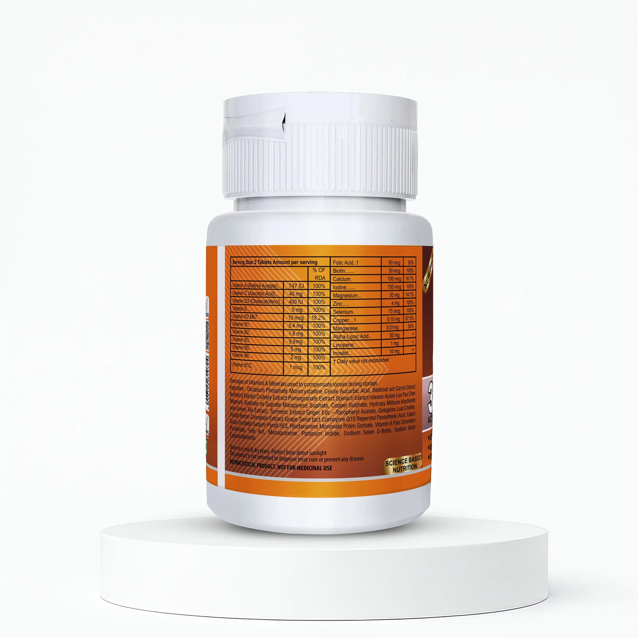 Vogue Wellness Multivitamin Tablets for Men