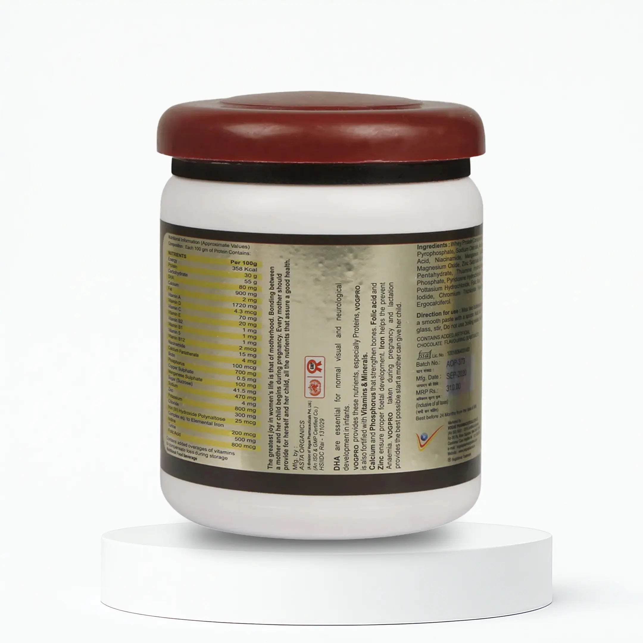 Vogue Wellness VOGPRO - Health Powder Supplement