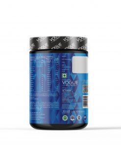 Vogue Wellness Advanced Nutrition Real BCAA Supplement for Energy, Muscle Recovery & Endurance(400G || Blue Raspberry)